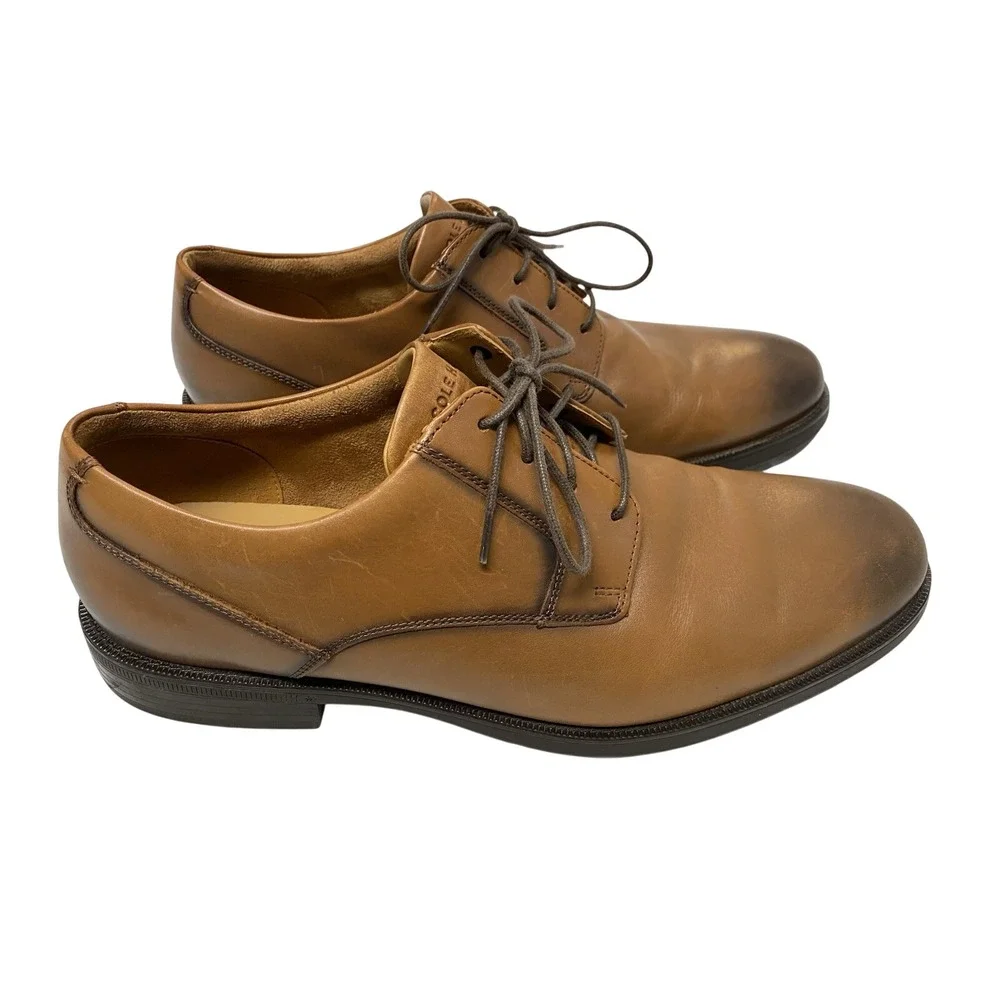 Cole‎ Haan Grand 360 Brown Leather Oxford Shoes Mens 13M Dress Casual